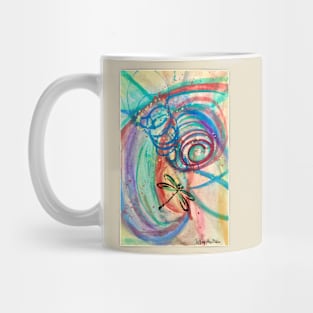 Dragonfly Spiraling Mug